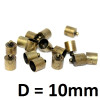 Концевики D=10 Бронза