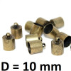 Концевики D=10 Бронза
