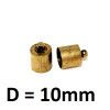 Концевики D=10 Бронза