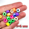 Бусины  9х6, 1 гр (4шт) МИКС