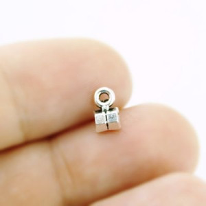 Бейлы 10х6х5 (внутр 4мм), 20штук Серебро #3924