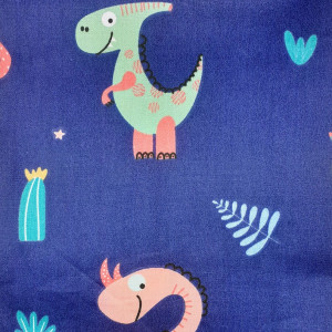 Ткань для пэчворка 40х60см Динозаврики #11974