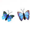 Бабочки с блестками 40мм